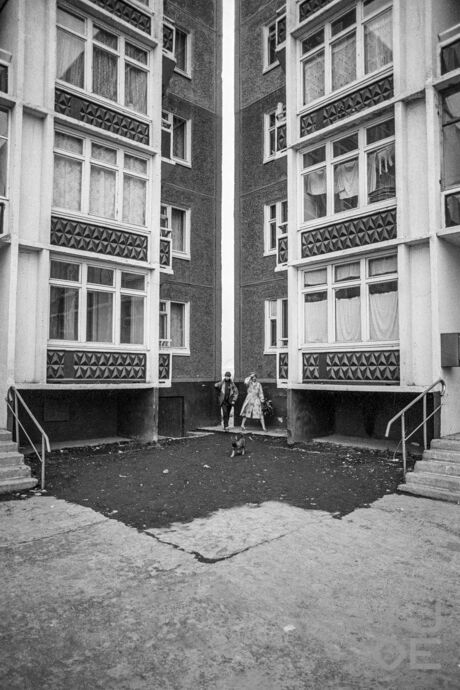 Wohnblöcke in Petropawlowsk-Kamtschatski, 1993