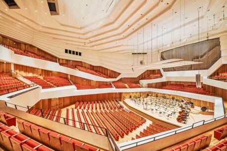 Der neue Konzertsaal im Kulturpalast Dresden entstand nach den Plänen der Architekten Gerkan, Marg & Partner